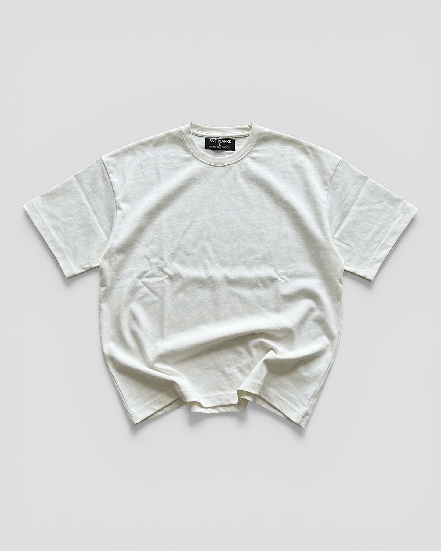 Norte Oversized Blank White Tee V2