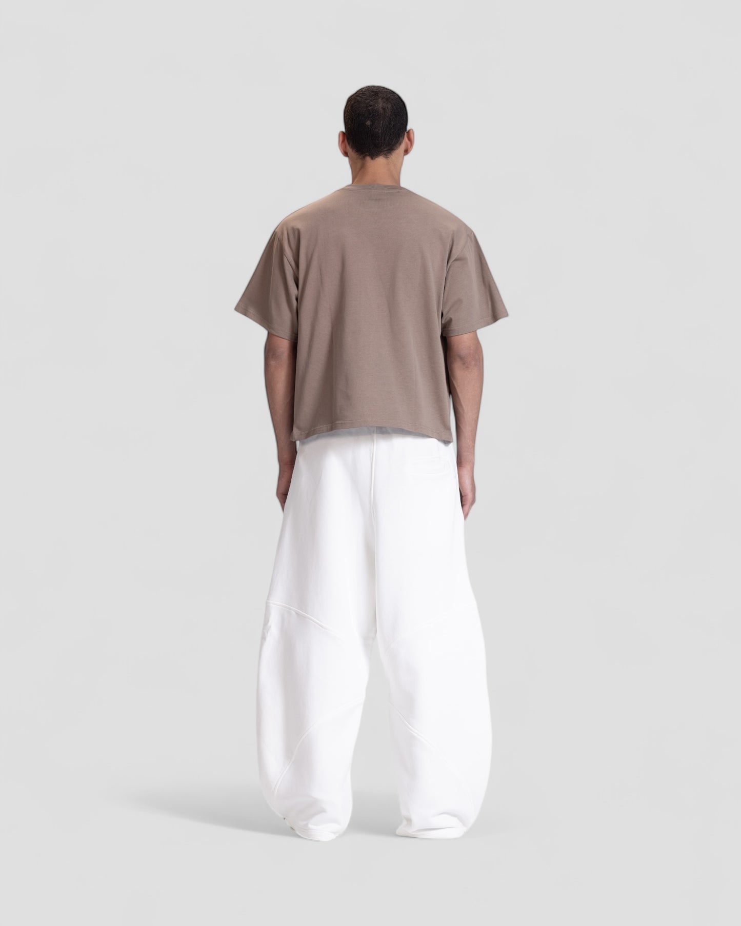 The Perfect Blank Brown Boxy Tshirt