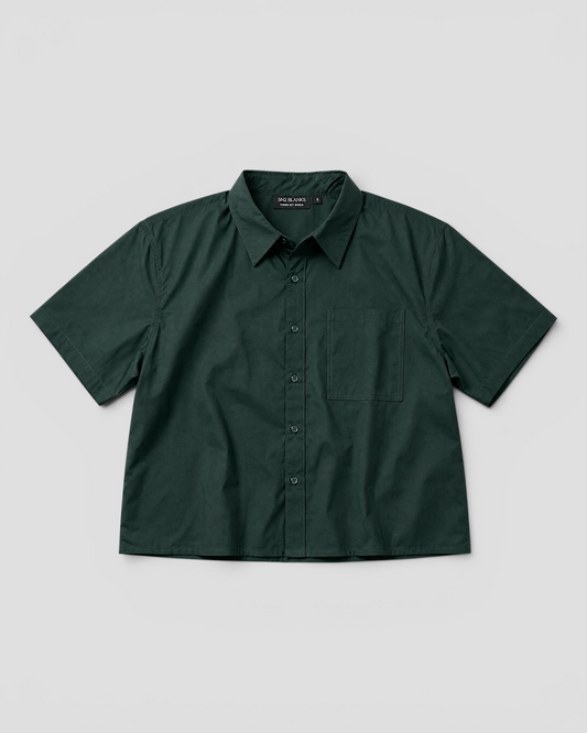 Nate Blank Green Boxy Shirt