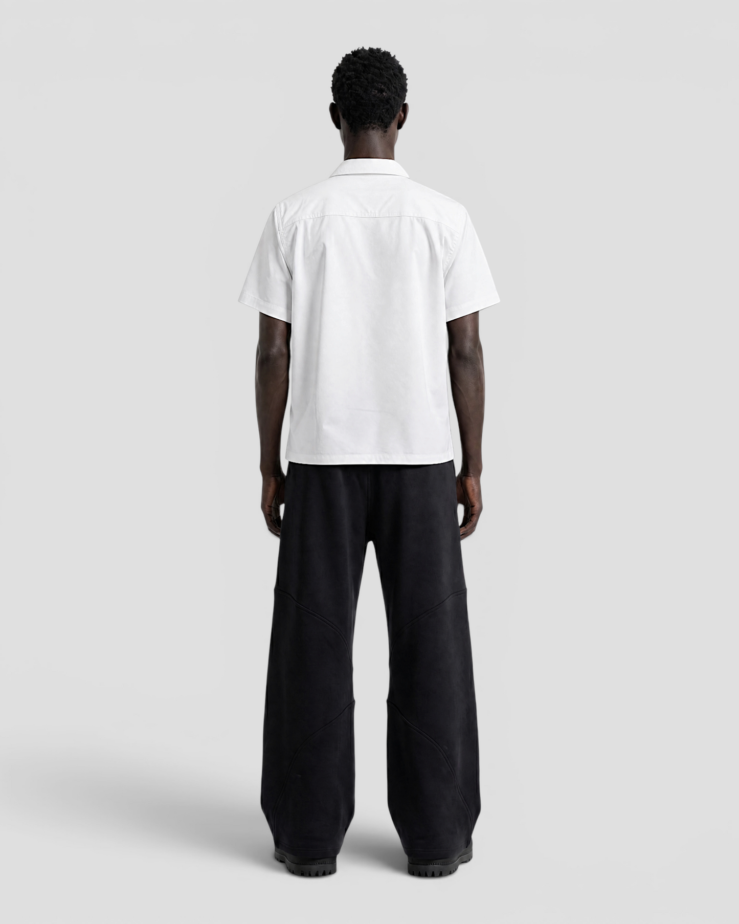 Nate Blank White Boxy Shirt