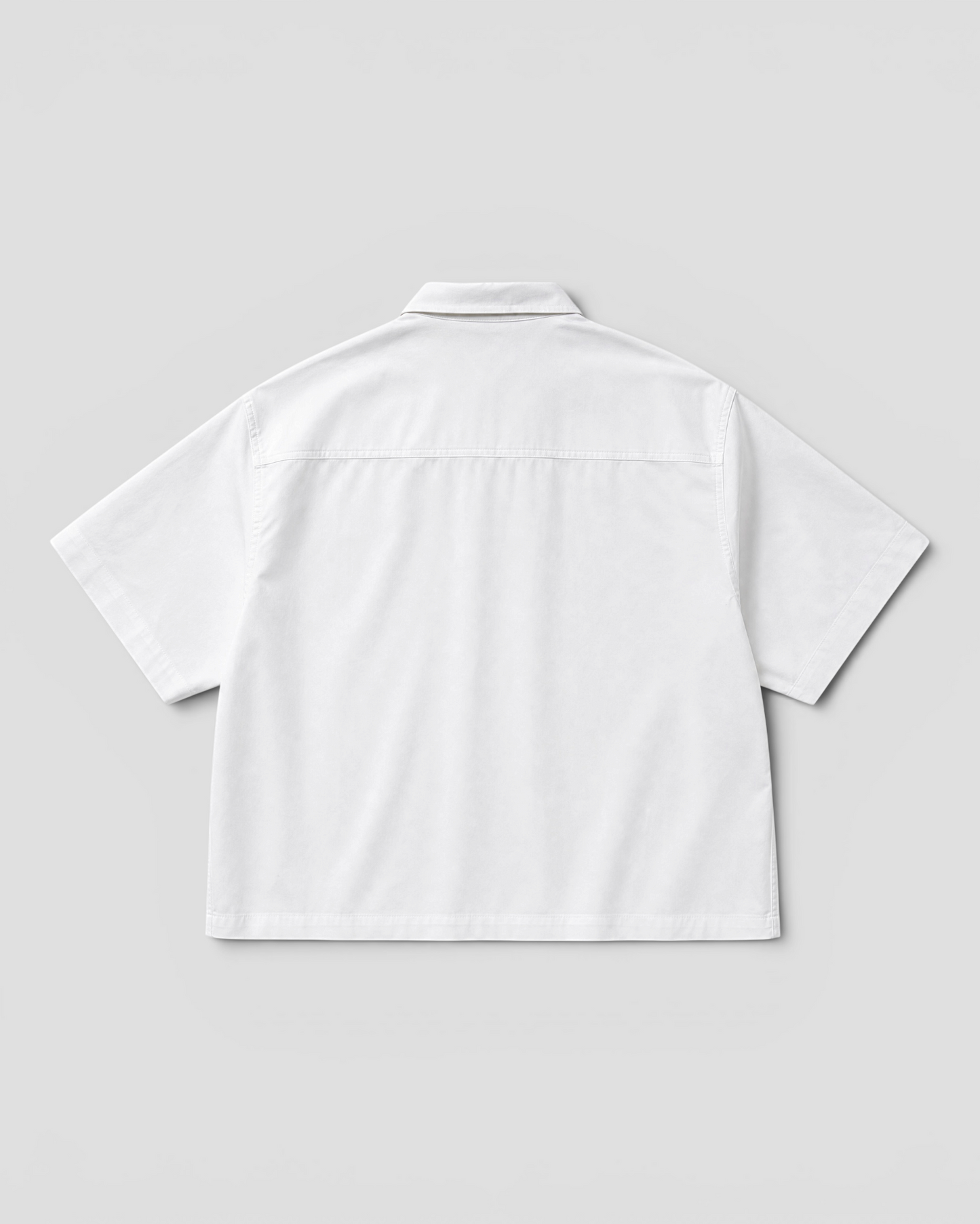 Nate Blank White Boxy Shirt